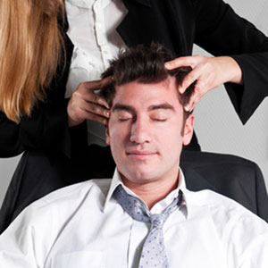 workplace head massage